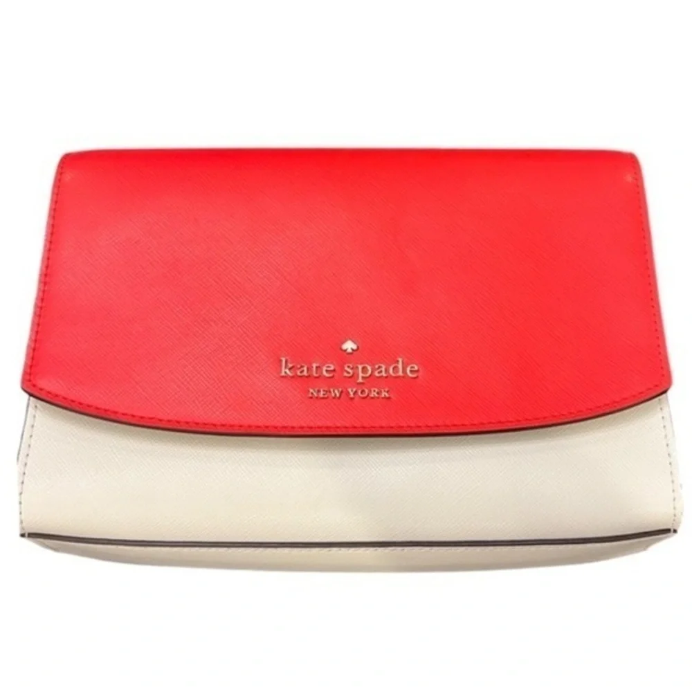 🎉SALE🎉Kate Spade New York Carson Colorblock Convertible Crossbody Bag NWOT Red